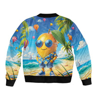 Funny Hawaii Mango Bomber Jacket Tropical Summer Beach Mascot Vacation LT19 - Polynesian Pride