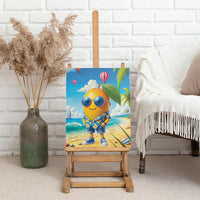 Funny Hawaii Mango Canvas Wall Art Tropical Summer Beach Mascot Vacation LT19 - Polynesian Pride