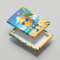 Funny Hawaii Mango Canvas Wall Art Tropical Summer Beach Mascot Vacation LT19 - Polynesian Pride