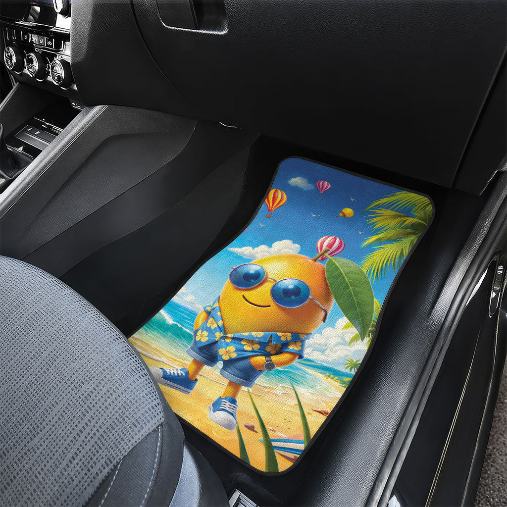 Funny Hawaii Mango Car Mats Tropical Summer Beach Mascot Vacation LT19 - Polynesian Pride