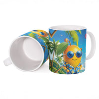 Funny Hawaii Mango Ceramic Mug Tropical Summer Beach Mascot Vacation LT19 - Polynesian Pride