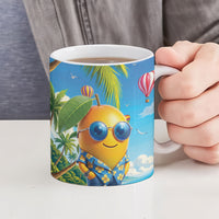 Funny Hawaii Mango Ceramic Mug Tropical Summer Beach Mascot Vacation LT19 - Polynesian Pride