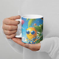 Funny Hawaii Mango Ceramic Mug Tropical Summer Beach Mascot Vacation LT19 - Polynesian Pride