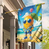 Funny Hawaii Mango Garden Flag Tropical Summer Beach Mascot Vacation LT19 House Flag Blue - Polynesian Pride