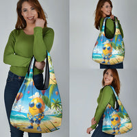 Funny Hawaii Mango Grocery Bag Tropical Summer Beach Mascot Vacation LT19 - Polynesian Pride