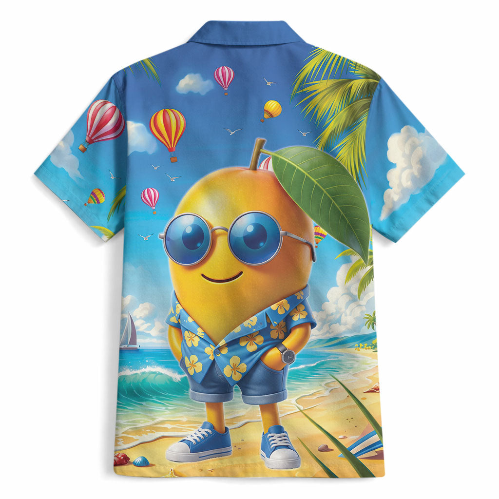Funny Hawaii Mango Hawaiian Shirt Tropical Summer Beach Mascot Vacation LT19 - Polynesian Pride