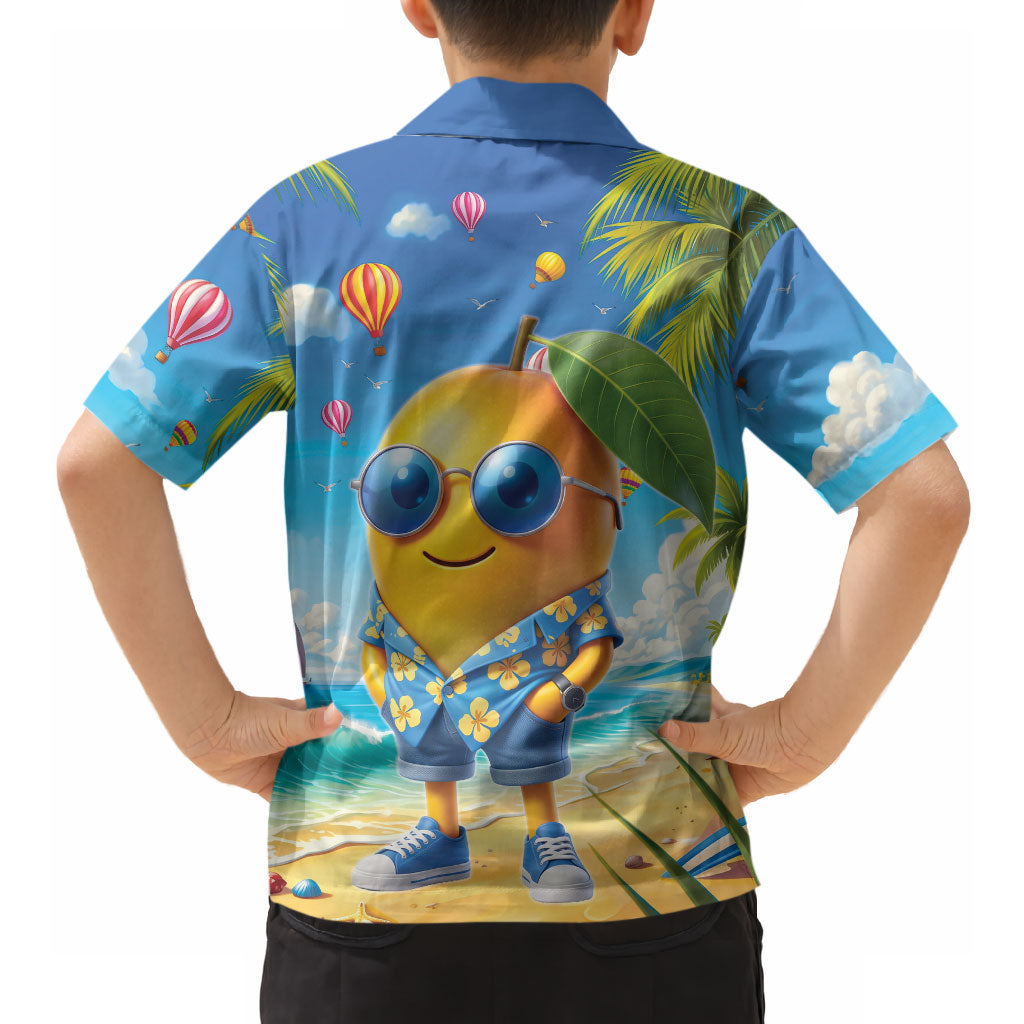Funny Hawaii Mango Hawaiian Shirt Tropical Summer Beach Mascot Vacation LT19 - Polynesian Pride