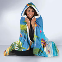 Funny Hawaii Mango Hooded Blanket Tropical Summer Beach Mascot Vacation LT19 - Polynesian Pride