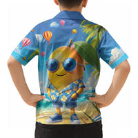 Funny Hawaii Mango Kid Hawaiian Shirt Tropical Summer Beach Mascot Vacation LT19 - Polynesian Pride