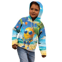 Funny Hawaii Mango Kid Hoodie Tropical Summer Beach Mascot Vacation LT19 - Polynesian Pride