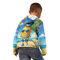 Funny Hawaii Mango Kid Hoodie Tropical Summer Beach Mascot Vacation LT19 - Polynesian Pride