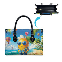 Funny Hawaii Mango Leather Bag Tropical Summer Beach Mascot Vacation LT19 - Polynesian Pride