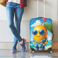Funny Hawaii Mango Luggage Cover Tropical Summer Beach Mascot Vacation LT19 - Polynesian Pride