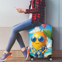 Funny Hawaii Mango Luggage Cover Tropical Summer Beach Mascot Vacation LT19 - Polynesian Pride