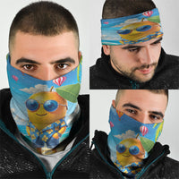 Funny Hawaii Mango Neck Gaiter Tropical Summer Beach Mascot Vacation LT19 - Polynesian Pride