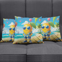 Funny Hawaii Mango Pillow Cover Tropical Summer Beach Mascot Vacation LT19 - Polynesian Pride