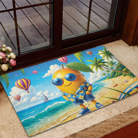Funny Hawaii Mango Rubber Doormat Tropical Summer Beach Mascot Vacation LT19 - Polynesian Pride