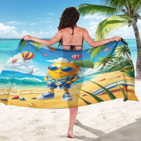 Funny Hawaii Mango Sarong Tropical Summer Beach Mascot Vacation LT19 - Polynesian Pride