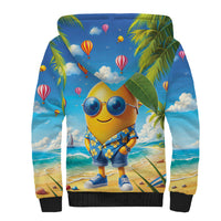 Funny Hawaii Mango Sherpa Hoodie Tropical Summer Beach Mascot Vacation LT19 - Polynesian Pride