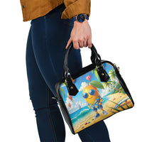 Funny Hawaii Mango Shoulder Handbag Tropical Summer Beach Mascot Vacation LT19 - Polynesian Pride