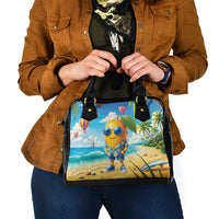 Funny Hawaii Mango Shoulder Handbag Tropical Summer Beach Mascot Vacation LT19 - Polynesian Pride