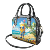 Funny Hawaii Mango Shoulder Handbag Tropical Summer Beach Mascot Vacation LT19 - Polynesian Pride