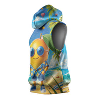 Funny Hawaii Mango Sleeveless Hoodie Tropical Summer Beach Mascot Vacation LT19 - Polynesian Pride