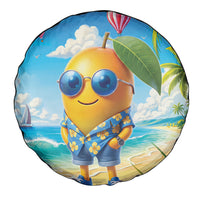 Funny Hawaii Mango Spare Tire Cover Tropical Summer Beach Mascot Vacation LT19 - Polynesian Pride