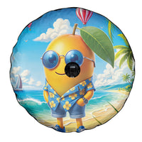 Funny Hawaii Mango Spare Tire Cover Tropical Summer Beach Mascot Vacation LT19 - Polynesian Pride