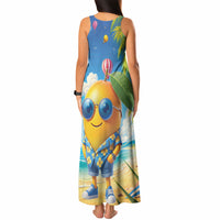 Funny Hawaii Mango Tank Maxi Dress Tropical Summer Beach Mascot Vacation LT19 - Polynesian Pride