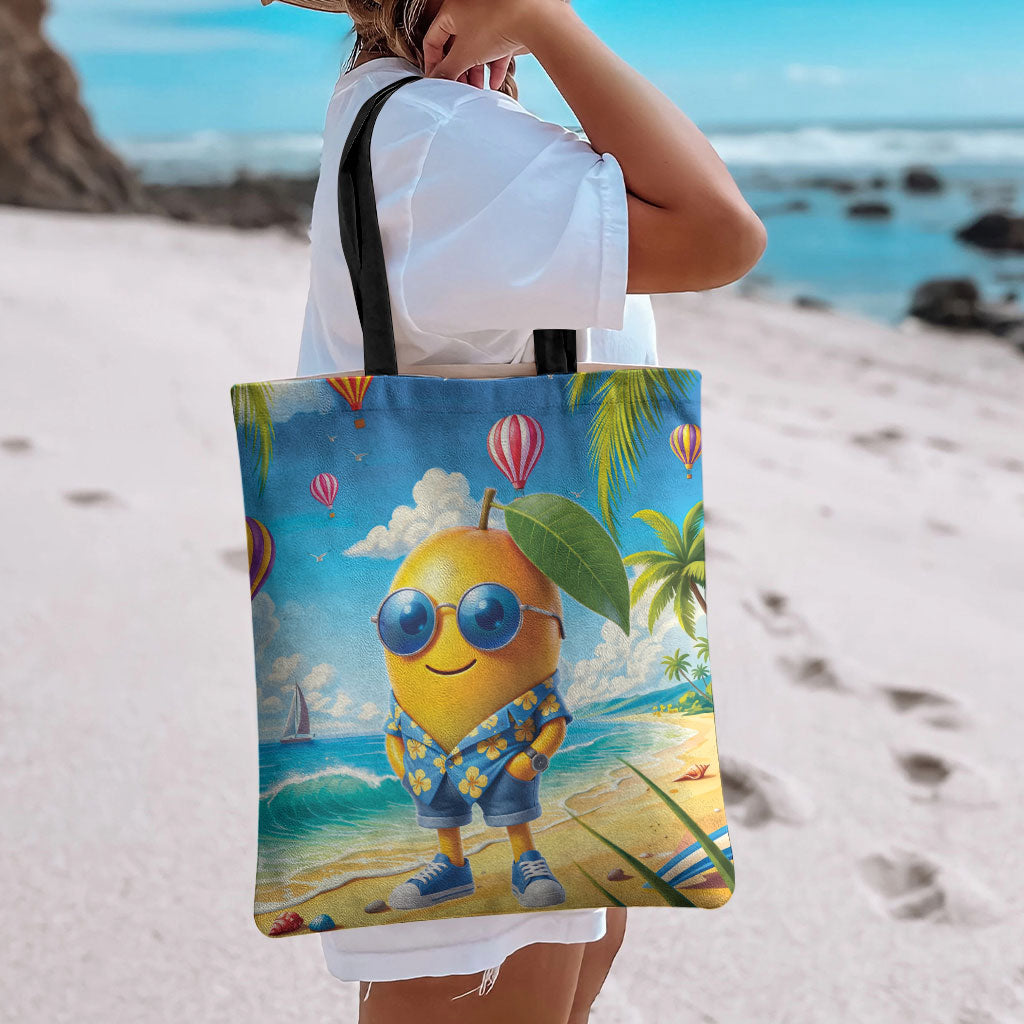 Funny Hawaii Mango Tote Bag Tropical Summer Beach Mascot Vacation LT19 - Polynesian Pride
