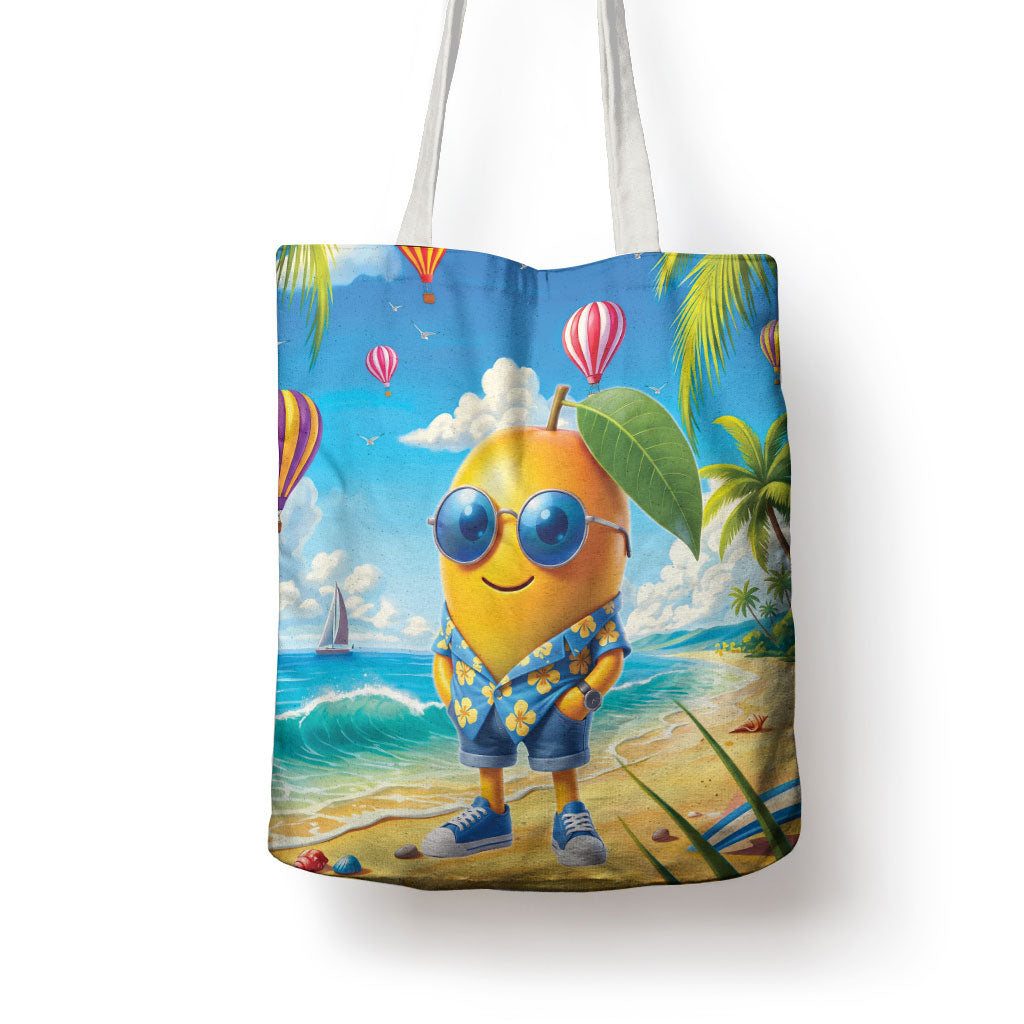 Funny Hawaii Mango Tote Bag Tropical Summer Beach Mascot Vacation LT19 - Polynesian Pride