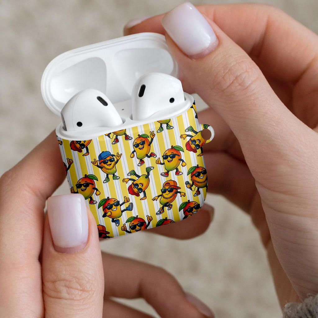 Funny Hawaii Mango Hip Hop Cartoon AirPods Case Summer Beach Party LT19 - Polynesian Pride