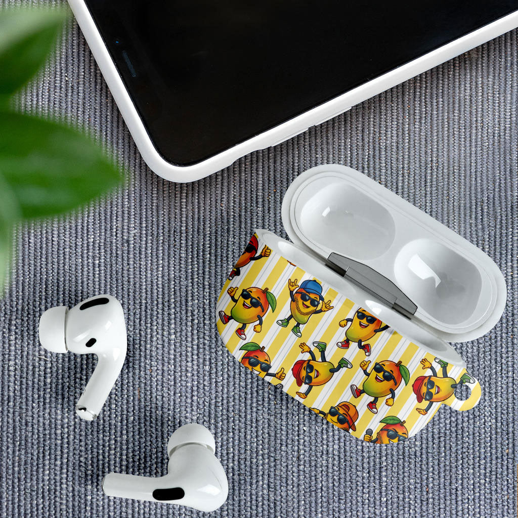 Funny Hawaii Mango Hip Hop Cartoon AirPods Case Summer Beach Party LT19 - Polynesian Pride