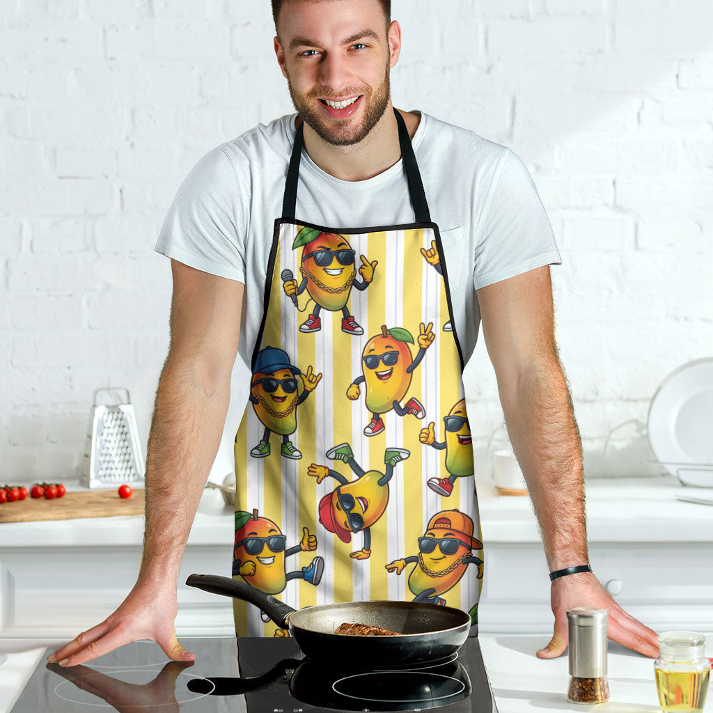 Funny Hawaii Mango Hip Hop Cartoon Apron Summer Beach Party LT19 - Polynesian Pride