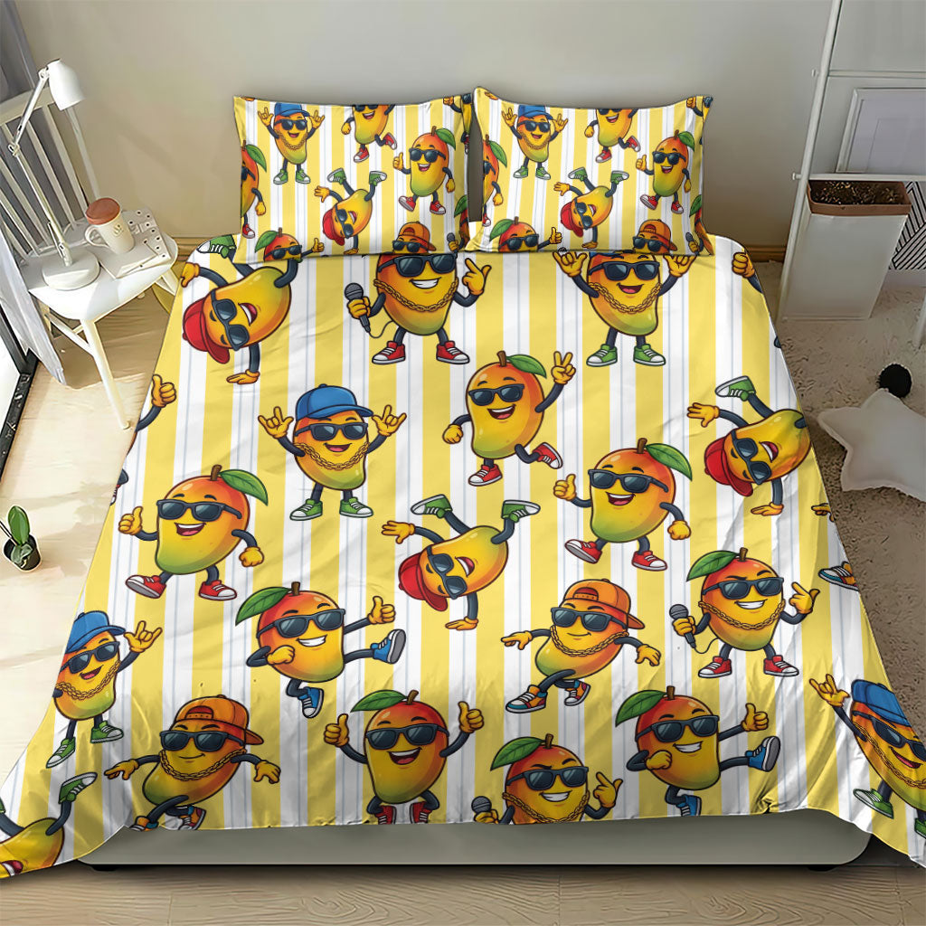 Funny Hawaii Mango Hip Hop Cartoon Bedding Set Summer Beach Party LT19 - Polynesian Pride