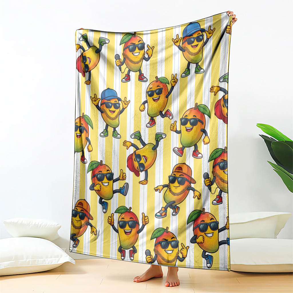 Funny Hawaii Mango Hip Hop Cartoon Blanket Summer Beach Party LT19 - Polynesian Pride