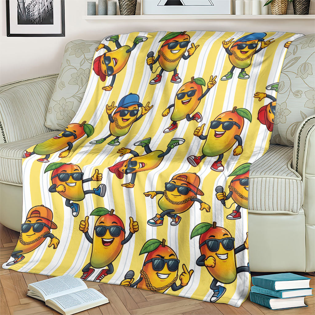 Funny Hawaii Mango Hip Hop Cartoon Blanket Summer Beach Party LT19 - Polynesian Pride