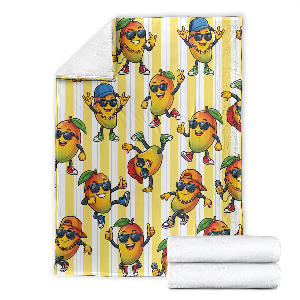 Funny Hawaii Mango Hip Hop Cartoon Blanket Summer Beach Party LT19 - Polynesian Pride