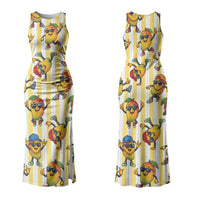 Funny Hawaii Mango Hip Hop Cartoon Couples Matching Tank Maxi Dress and Hawaiian Shirt Summer Beach Party LT19 - Polynesian Pride