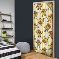 Funny Hawaii Mango Hip Hop Cartoon Door Cover Summer Beach Party LT19 - Polynesian Pride