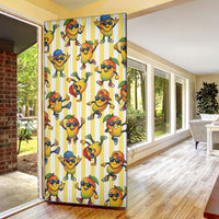 Funny Hawaii Mango Hip Hop Cartoon Door Cover Summer Beach Party LT19 - Polynesian Pride