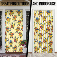 Funny Hawaii Mango Hip Hop Cartoon Door Cover Summer Beach Party LT19 - Polynesian Pride