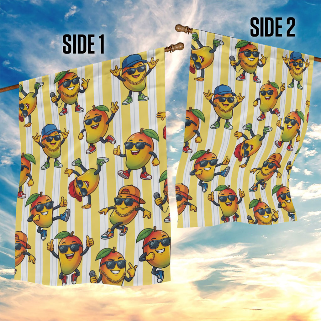 Funny Hawaii Mango Hip Hop Cartoon Garden Flag Summer Beach Party LT19 - Polynesian Pride