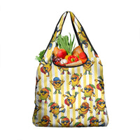 Funny Hawaii Mango Hip Hop Cartoon Grocery Bag Summer Beach Party LT19 1-pack One Size Yellow - Polynesian Pride