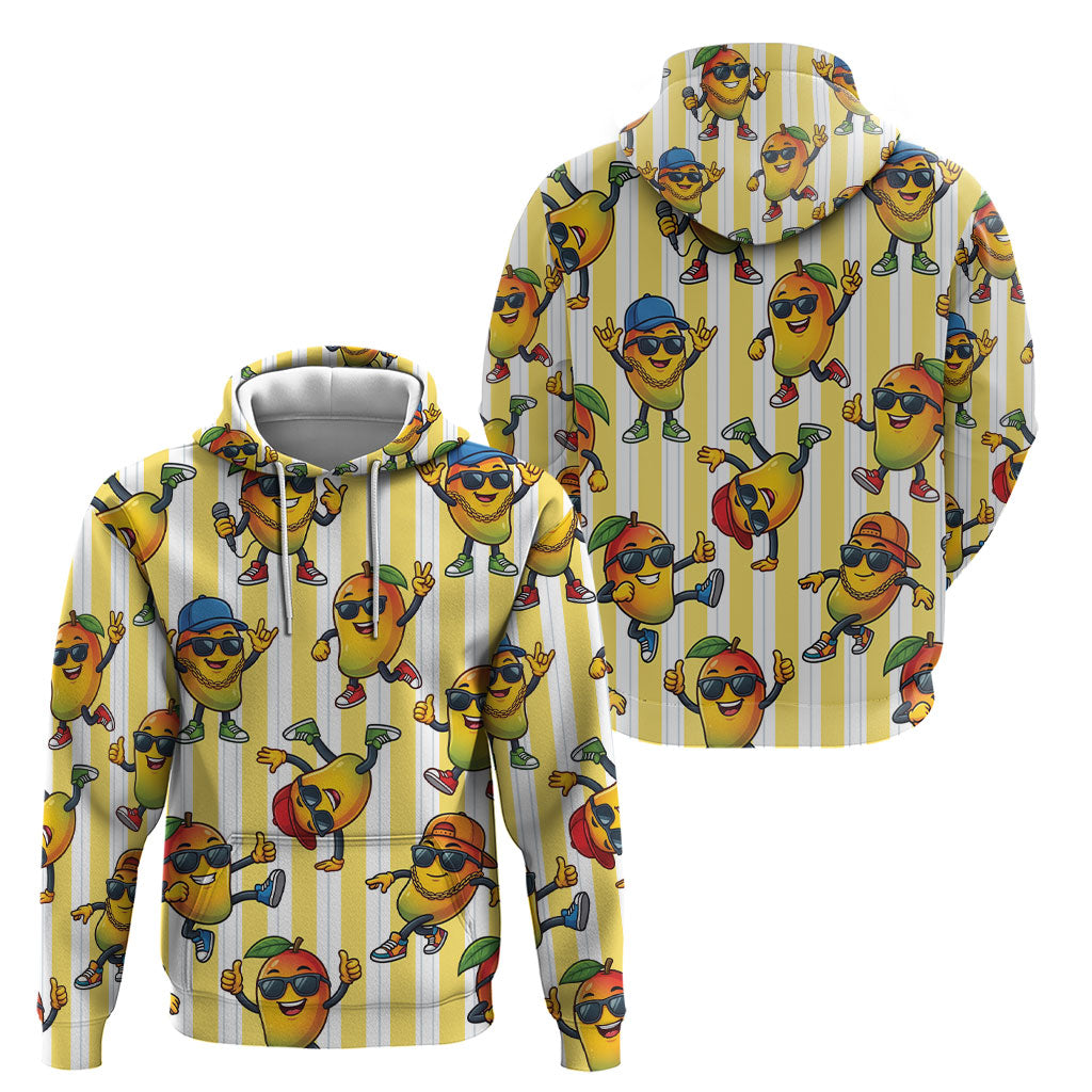 Funny Hawaii Mango Hip Hop Cartoon Hoodie Summer Beach Party LT19 - Polynesian Pride
