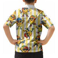 Funny Hawaii Mango Hip Hop Cartoon Kid Hawaiian Shirt Summer Beach Party LT19 - Polynesian Pride