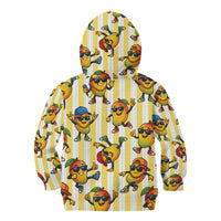 Funny Hawaii Mango Hip Hop Cartoon Kid Hoodie Summer Beach Party LT19 - Polynesian Pride