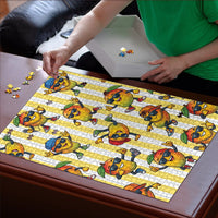 Funny Hawaii Mango Hip Hop Cartoon Puzzle Summer Beach Party LT19 - Polynesian Pride