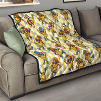 Funny Hawaii Mango Hip Hop Cartoon Quilt Summer Beach Party LT19 - Polynesian Pride